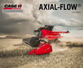 Javų kombainas Axial - Flow 250 serija 498 - 706 AG bukletas